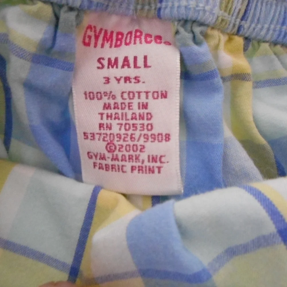 Green Blue White Gymboree Small (3 years) skort